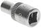 Silver socket spanner with a round loop and a knurled handle, marked with '5'. Primarily used for screw-related work.