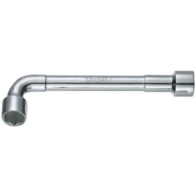 L-shaped metal pipe wrench made by GEDORE, used for loosening or tightening nuts and bolts.