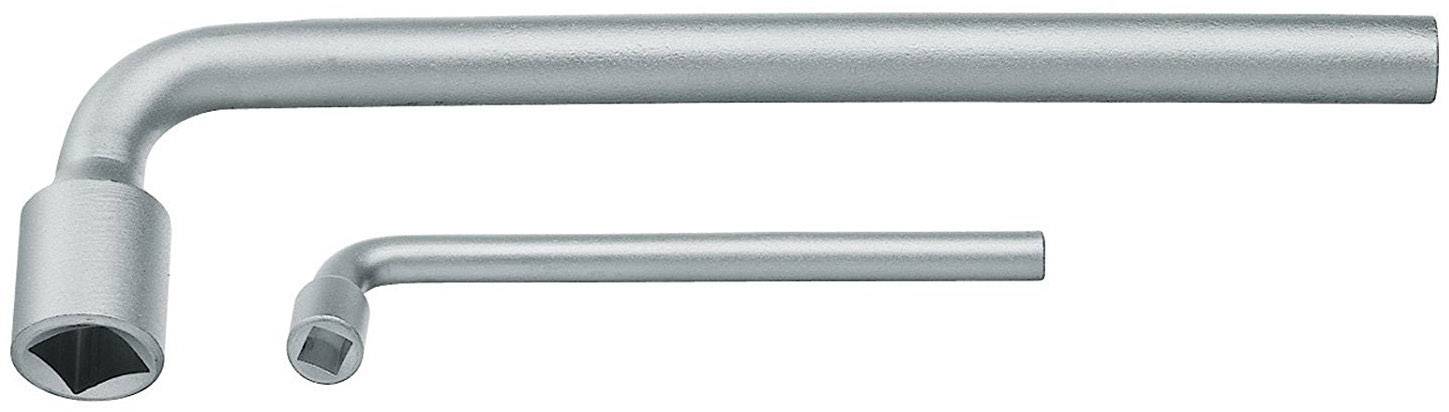 Two silver Allen keys in different sizes; L-shaped design for hard-to-reach areas.