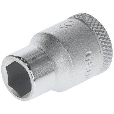Metal hexagonal head socket wrench, suitable for screw-related tasks. Ideal for professionals and DIY enthusiasts.