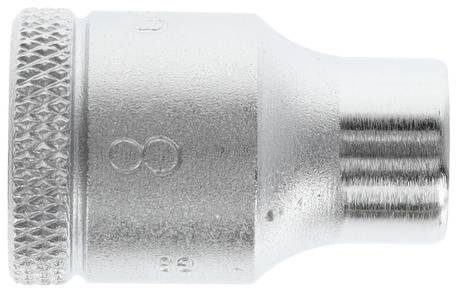 Metal adapter with a ridged edge and smooth sleeve, suitable for connection purposes in technical applications.