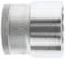 Silver pin nut size 24, cylindrical form with knurling for better grip. Primarily used in mechanical applications.