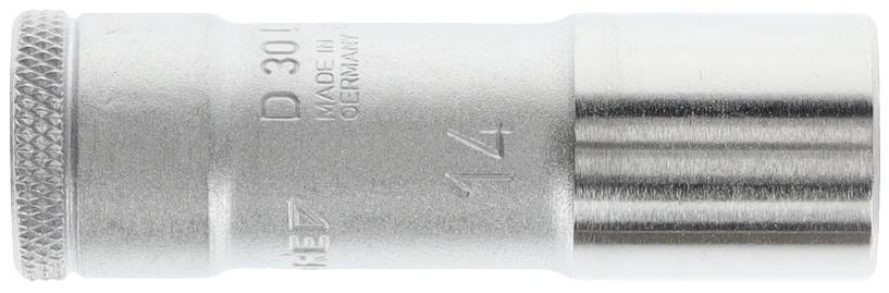 Metal socket insert with engraved number '14', manufactured in Germany.
