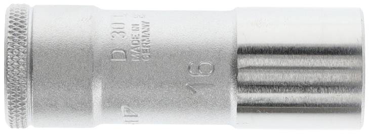 Metal tool, cylindrical with knurled handle, stamped with 'MADE IN GERMANY' and the number '16'.