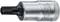 Socket with Torx bit made of steel, inscription 'Gedore Vanadium', silver-coloured, tool for fastening.