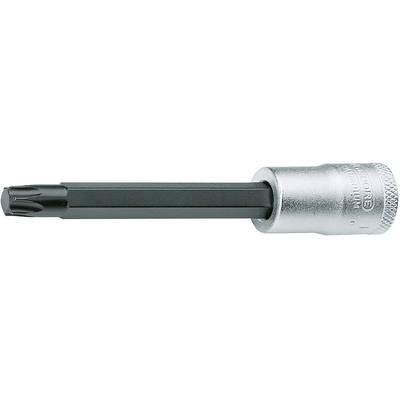 'Torx bit socket wrench, metallic and gleaming, against a white background.'