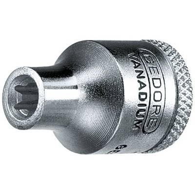 Metal socket with 'GEDORE VANADIUM' inscription, suitable for use with spanners or ratchets.