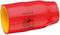 Red, insulated rotary handle with yellow inner area for voltages up to 1000 V. Markings: 'GEDORE', 'No. VDE 30 GERMANY'.