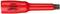 Red insulated torque wrench by GEDORE, Model M8, suitable for work up to 1000 volts, manufactured in Germany.