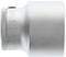 Metal socket wrench with size '38' engraved, cylindrical in shape and silver-coloured, used for turning screws or nuts.