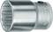 A silver Gedore vanadium socket wrench with a ridged surface, suitable for tool inserts, on a white background.