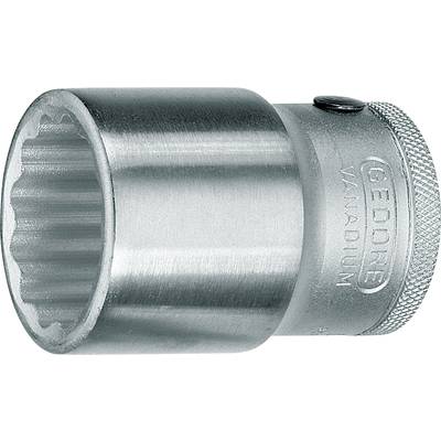 Metal socket spanner with a fluted edge, side view. Labelled 'GEDORE VANADIUM'.