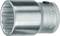 Metal socket extension bar, cylindrical shape, with knurled edge and engraved text 'GEDORE VANADIUM'.