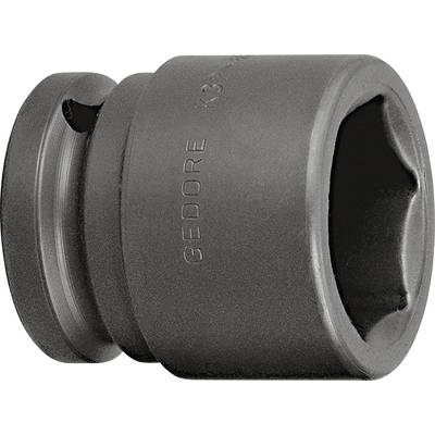 A black socket with 'GEDORE' printed on it, cylindrical in shape and suitable for use with a spanner.