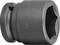 Gedore socket wrench. Black, robust design for industrial applications. Right-angle view.