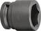 A black Gedore socket, cylindrical with a hexagonal internal profile, suitable for mechanical work and tool compatibility.