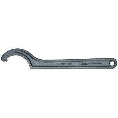 A curved hook spanner with the engraving 'No. 2 GEDOREX GERMANY', used for loosening or tightening screw-on fastenings.