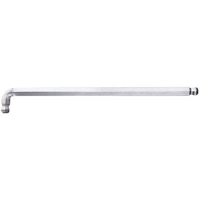 A silver Allen key, rectangular and angled at one end, is used for assembling or disassembling hexagonal screws.