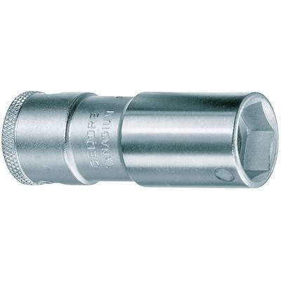 Metallic socket with hexagonal opening, non-slip surface and embossed inscription 'GEDORE VANADIUM'.