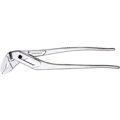 An adjustable metal water pump pliers suitable for installation work, with serrated jaws for secure grip.