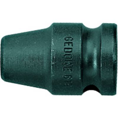 A green metal socket, tapering conically, with the inscription 'GEDORE 6'. It appears to be designed for craftwork or manual tasks.