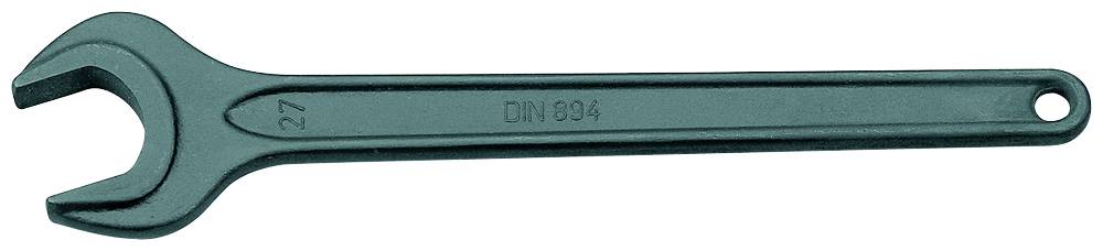 A metal spanner with the marking 'DIN 894' and the number '27', suitable for tightening or loosening screw connections.