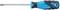 'Gedore' screwdriver with an ergonomic blue-black handle and a long, silver shaft.