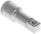 Metal socket drive tool, silver, with square drive socket, marked 'Made in Germany'.