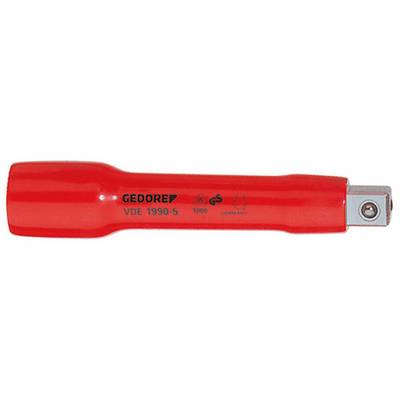 Red 1000V insulated screwdriver handle by Gedore with VDE approval.