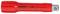 Red 1000V insulated screwdriver handle by Gedore with VDE approval.