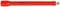 A red isolated adjustable spanner with a square drive for safe working on electrical installations.