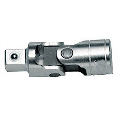 Metallic joint piece for socket wrenches, enabling flexible connection and angles when tightening screws.