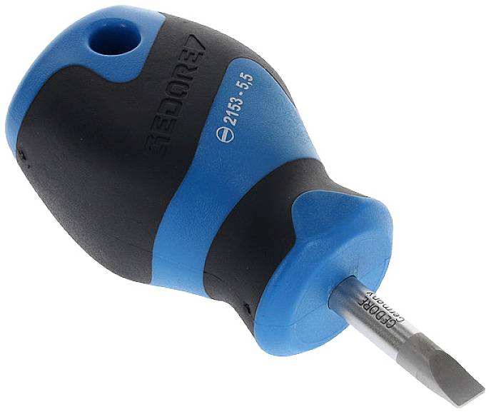 Gedore 2153 5,5 Slotted screwdriver Blade width 5.5 mm Blade length