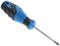 A screwdriver with a blue-black handle and metal tip is lying horizontally. 'GEDORE 2160 PZ1' is written on the handle.