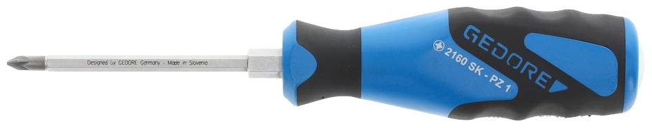 Gedore 2160SK PZ 1 1845330 Phillips screwdriver PZ 1 Blade length: 80 mm DIN ISO 8764-4
