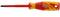 An insulated cross-head screwdriver by Gedore with a red and yellow handle, suitable for working on live electrical components.