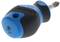 A blue and black screwdriver with an ergonomic handle, marked with 'PZ2'.