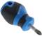 A blue and black screwdriver with '2161 PZ2' printed on the handle.