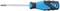 Screwdriver with blue-black handle and metal blade. 'Gedore' marking on the handle.