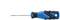 Screwdriver with blue-black handle and Torx tip, marked with 'GEDORE 2160 TX-T9', lying horizontally against a white background.