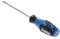 Screwdriver with blue-black handle and long metal blade, suitable for Torx screws. Ideal for DIY and craft work.