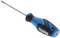Screwdriver with blue-black handle, brand print 'GEDORE', Type T25.