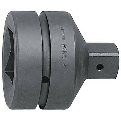 A black metal tool, presumably an adaptor or socket with a square drive, shaft and inscription 'Made in Germany'.