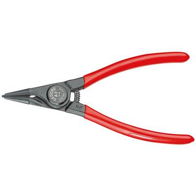 A red grip pliers with curved handles, suitable for working on small objects or for precision craftsmanship.