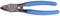 Cable cutters with blue handles and a silver blade, suitable for cutting through thicker wires or cables.
