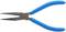 A pair of pliers with blue handles, suitable for gripping and cutting wire or small objects.