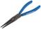 Pliers with blue handles, suitable for gripping and bending wire. Essential tool for electricians and DIY enthusiasts.