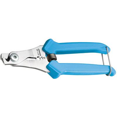 Blue Wire Cutters with an ergonomic handle and a strong spring for precise cutting of metal or plastic wires.