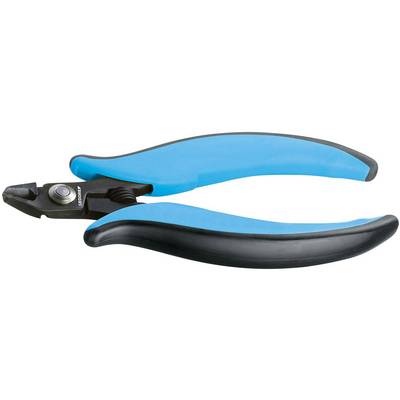 Blue side cutters with ergonomic handles.