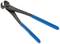 Wire cutters with blue handles, suitable for cutting wire or removing nails.